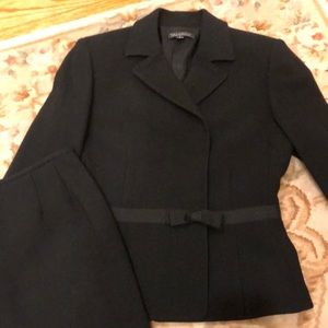Beautiful black crêpe Tahari suit.